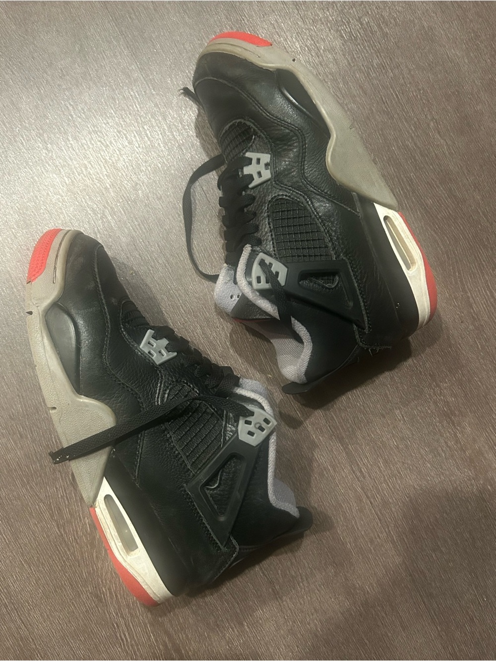 Jordan Kids Black, Gray & Red Sneakers